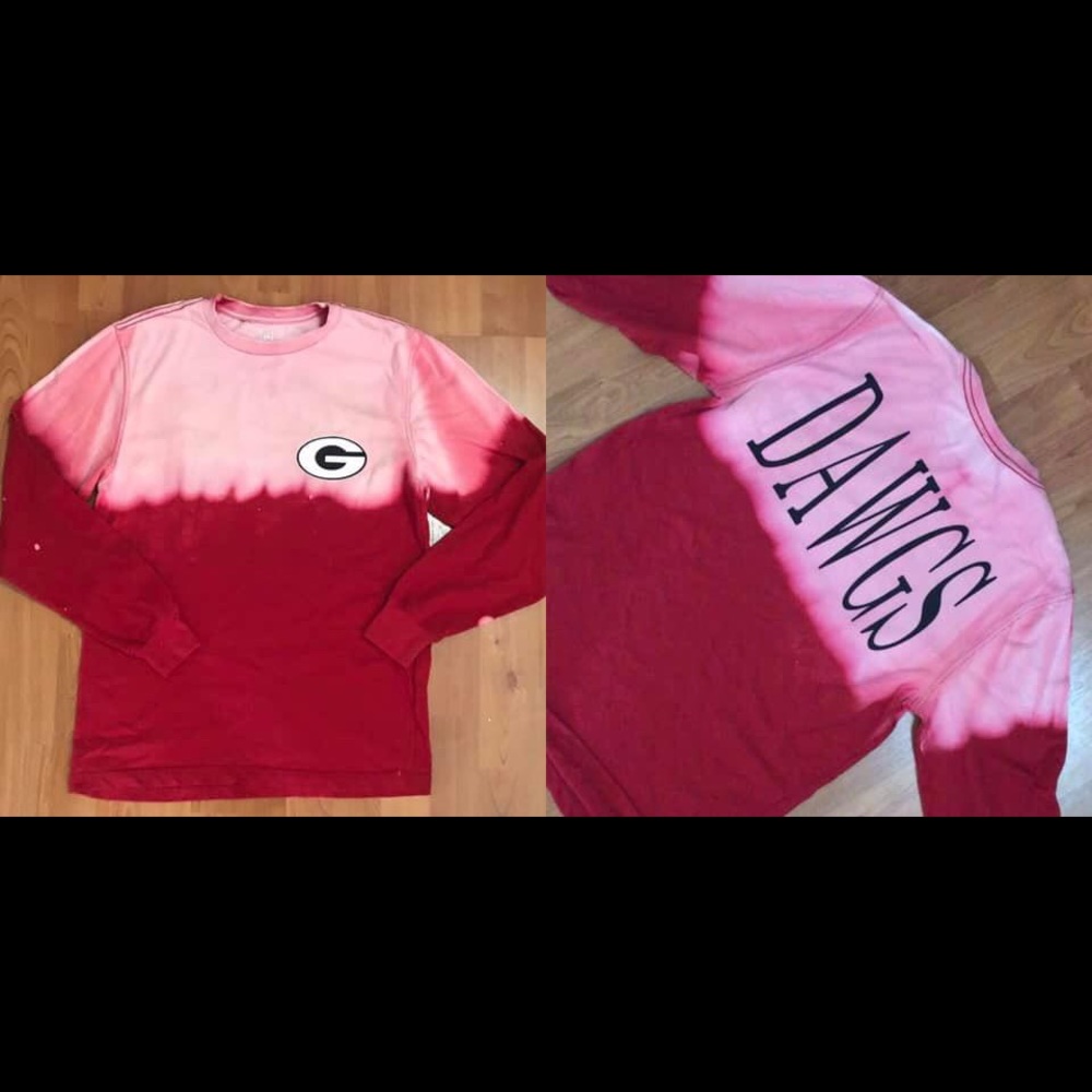 Acid washed GA bulldogs tee